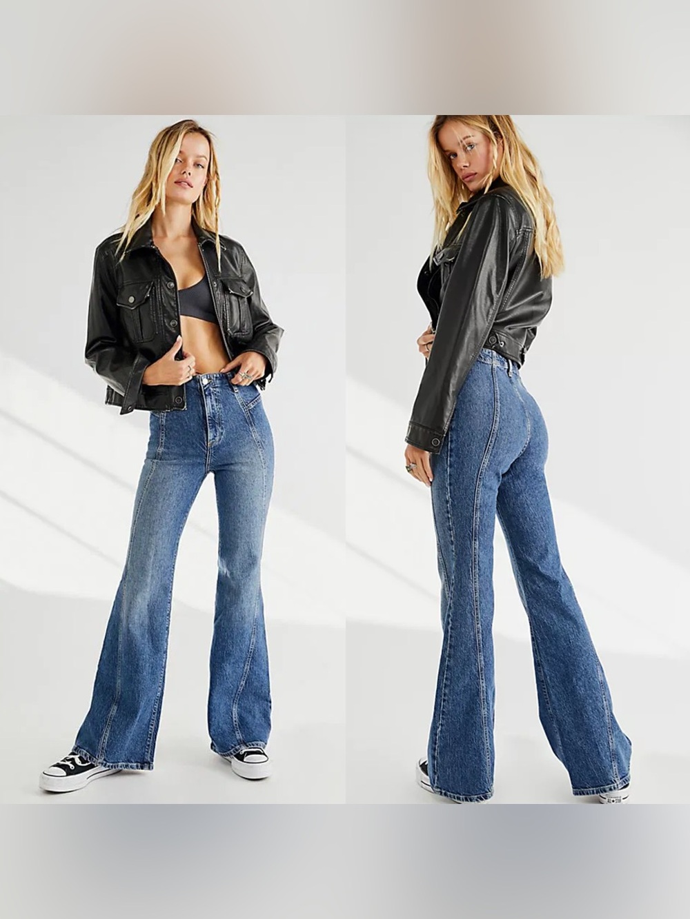 Free People We The Free Florence Flare Jeans Size 25